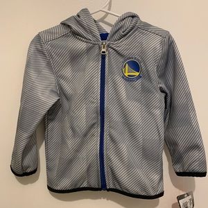 NWT | NBA Warriors Toddler Jacket - Size 2T